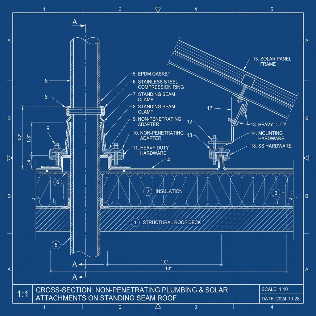 Weston, Florida: Subfloor Waterproof Membranes Technical Standards Architectural Blueprint Engineering Schematic | Six Senses Builders